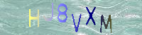 Blue Captcha Image